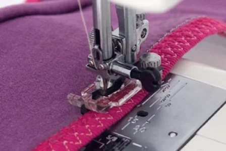 Janome Průhledná quiltovací patka s vodičem - set pro JANOME 6600 a 7700