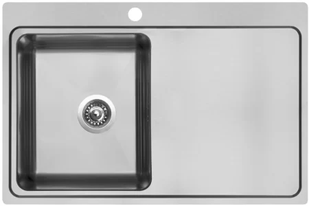 Sinks BLOCK 780 V 1mm kartáčovaný levý (II. jakost)