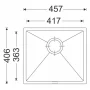 Sinks FRAME 457 Truffle 54 #1